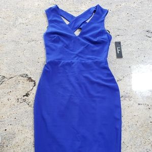 NWT Lulu's Darren Royal Blue above knee dress.